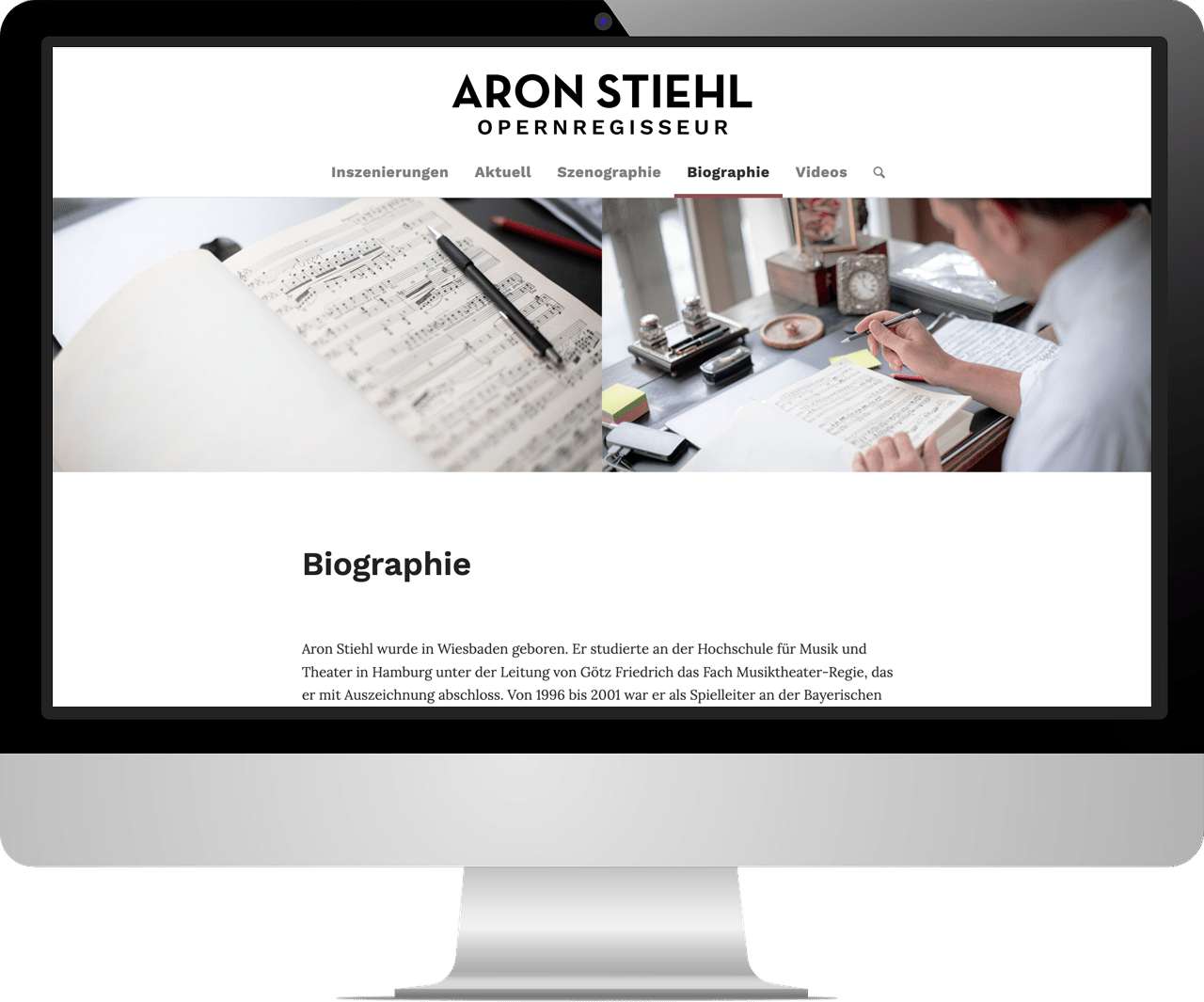 Opernregisseur Aron Stiehl