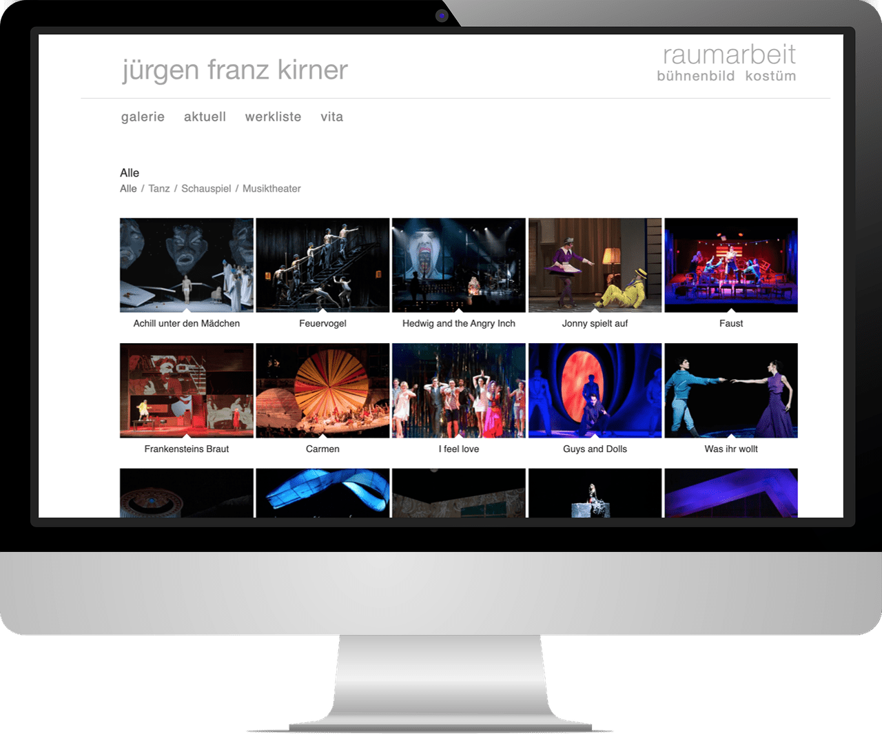 Bühnenbildner Jürgen Franz Kirner