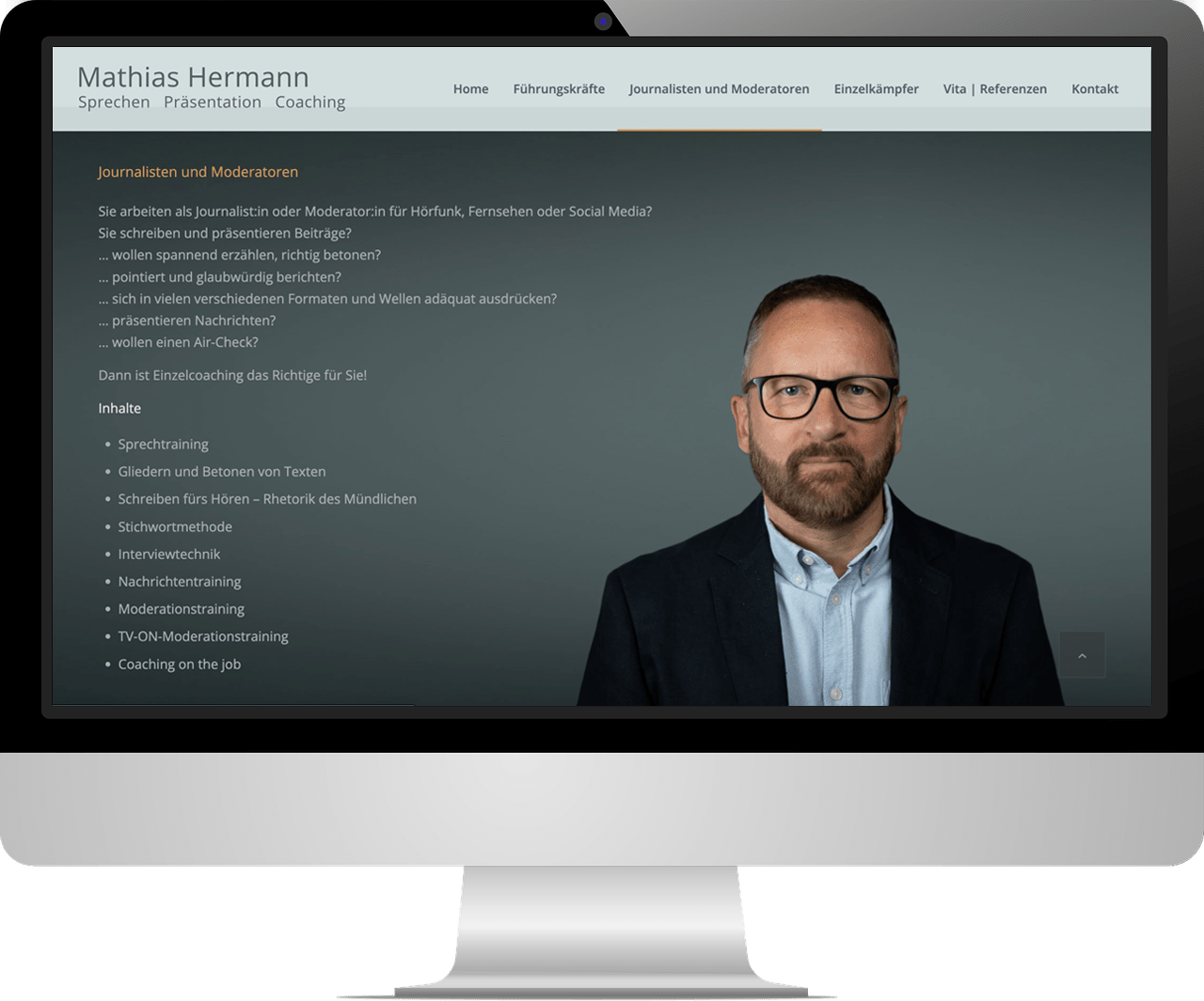 Sprechtrainer und Coach Mathias Hermann